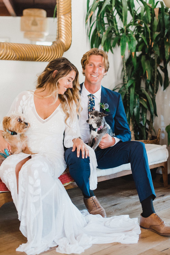 modern macrame backyard wedding in Oceanside Inspiration