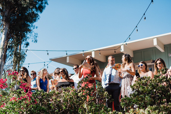modern macrame backyard wedding in Oceanside Inspiration