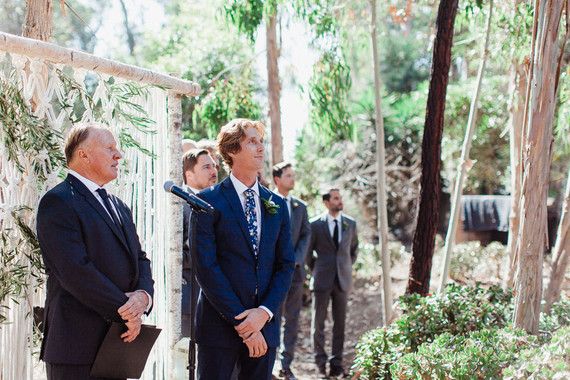 modern macrame backyard wedding in Oceanside Inspiration