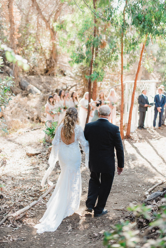 modern macrame backyard wedding in Oceanside Inspiration