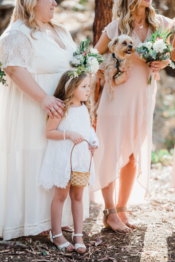 modern macrame backyard wedding in Oceanside Inspiration