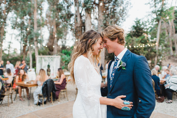 modern macrame backyard wedding in Oceanside Inspiration
