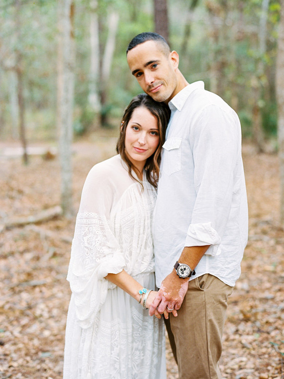Floral fall forest elopement