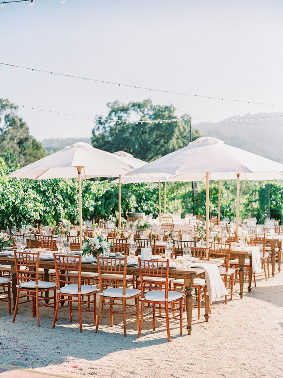 Romantic DIY Napa Valley wedding at Brix Restaurant