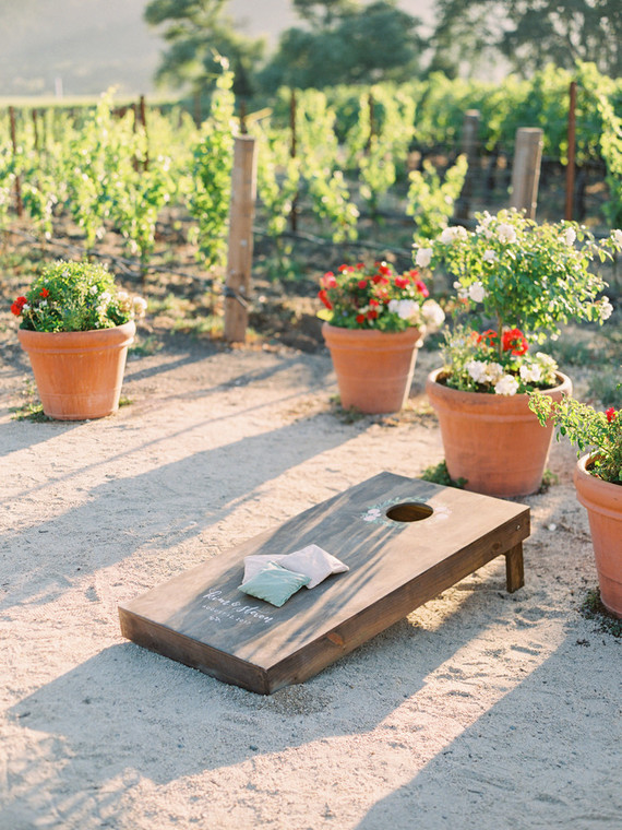 Romantic DIY Napa Valley wedding at Brix Restaurant Inspiration