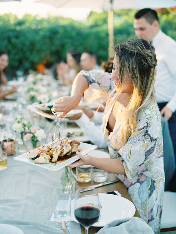 Romantic DIY Napa Valley wedding at Brix Restaurant