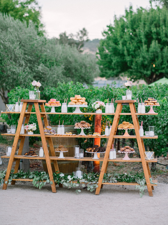 Romantic DIY Napa Valley wedding at Brix Restaurant Inspiration