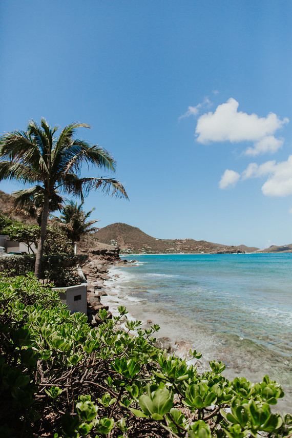 St Barth's destination wedding at Eden Rock