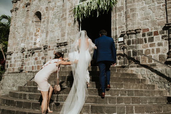 St Barth's destination wedding at Eden Rock