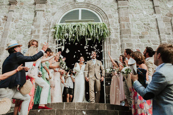St Barth's destination wedding at Eden Rock