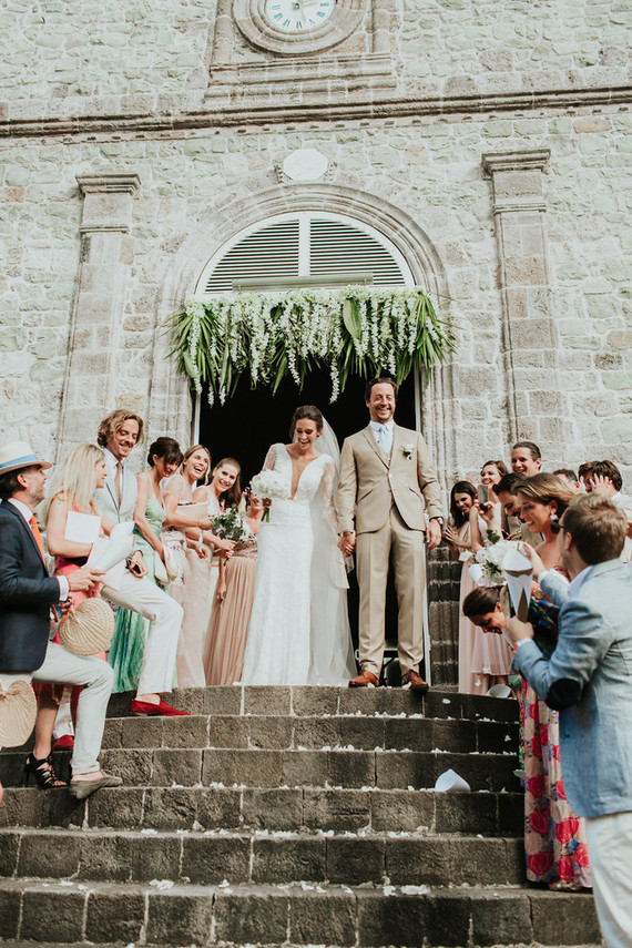St Barth's destination wedding at Eden Rock
