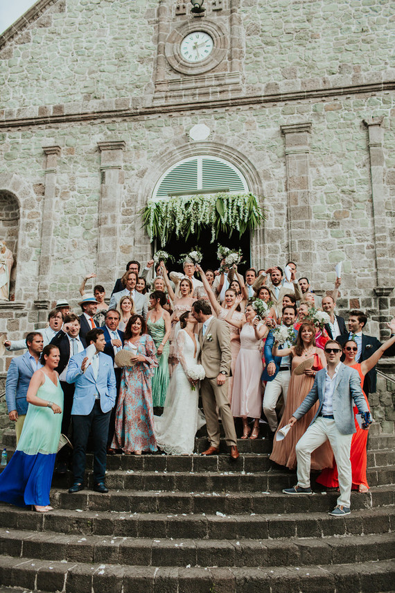 St Barth's destination wedding at Eden Rock