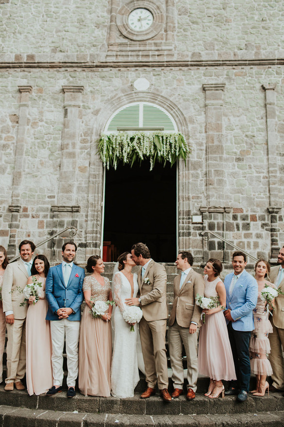 St Barth's destination wedding at Eden Rock