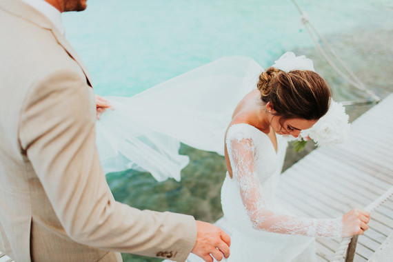 St Barth's destination wedding at Eden Rock