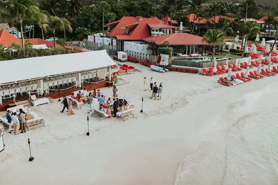St Barth's destination wedding at Eden Rock