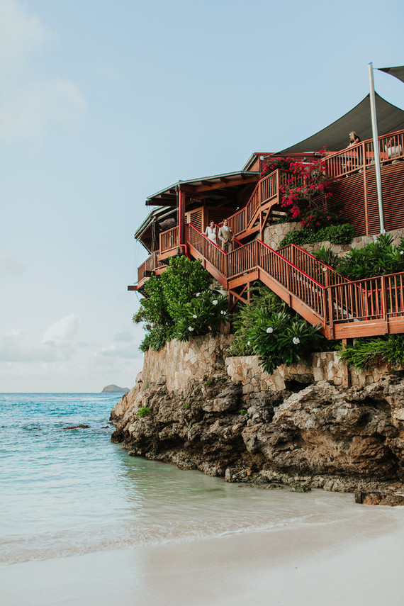 St Barth's destination wedding at Eden Rock