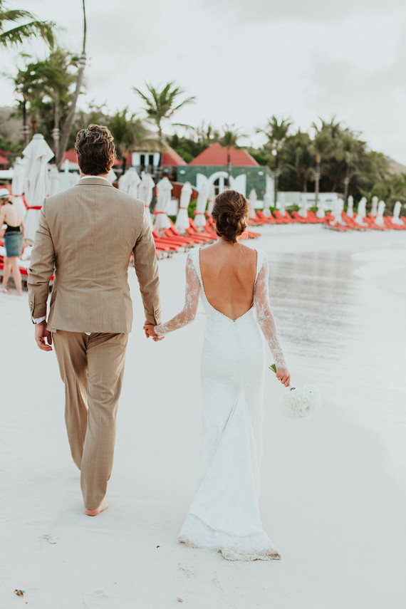 St Barth's destination wedding at Eden Rock