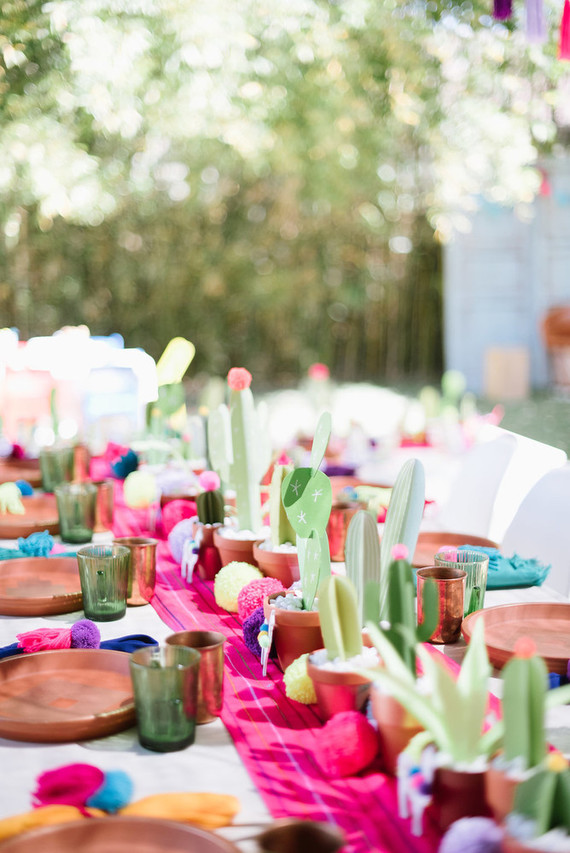 Llama-inspired Frida Kahlo 3rd birthday party