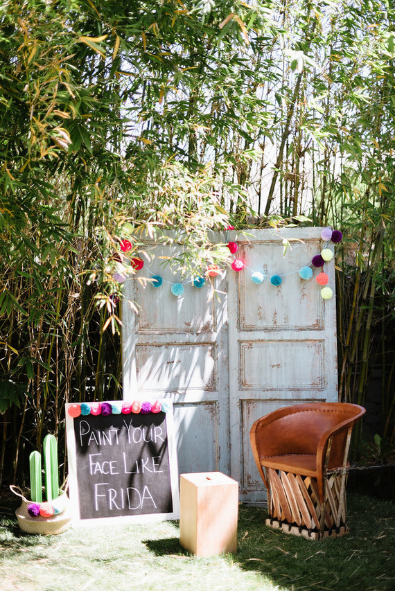 Llama-inspired Frida Kahlo 3rd birthday party