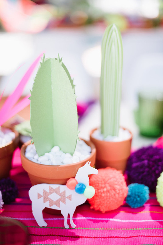 Llama-inspired Frida Kahlo 3rd birthday party