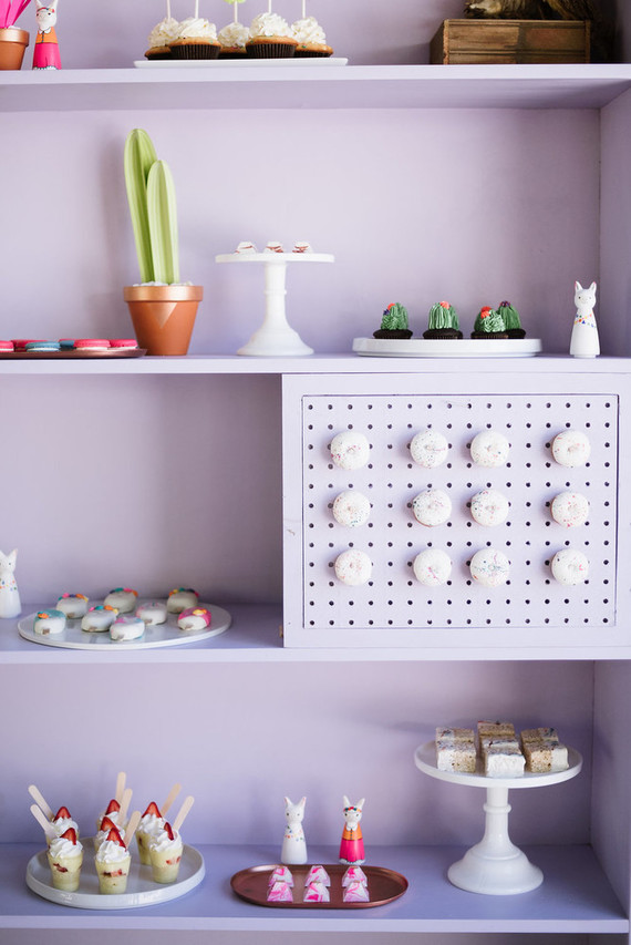 Llama-inspired Frida Kahlo 3rd birthday party