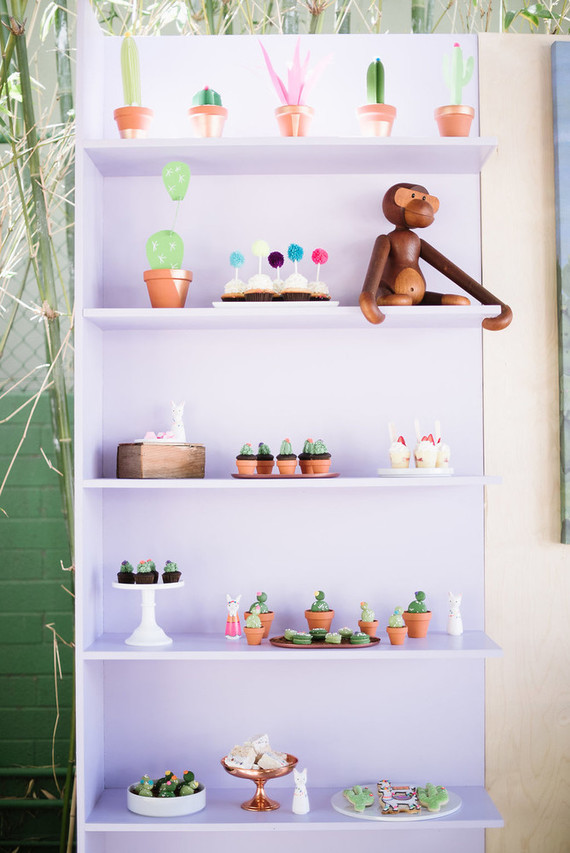 Llama-inspired Frida Kahlo 3rd birthday party