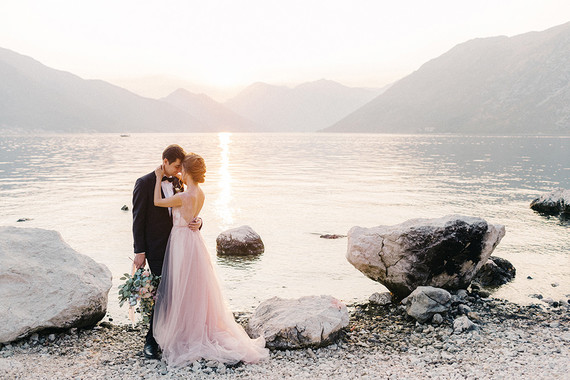 Romantic Montenegro elopement on 100 Layer Cake Inspiration