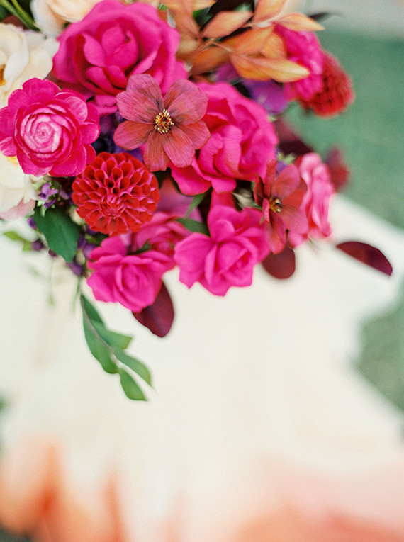 fall paper flower bouquet