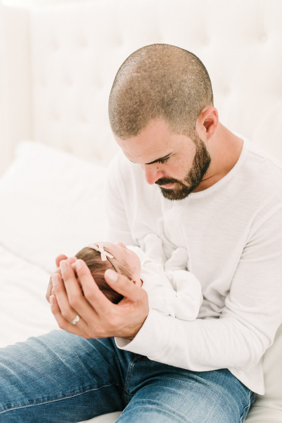 Rustic winter newborn photos on 100 Layer Cakelet Inspiration