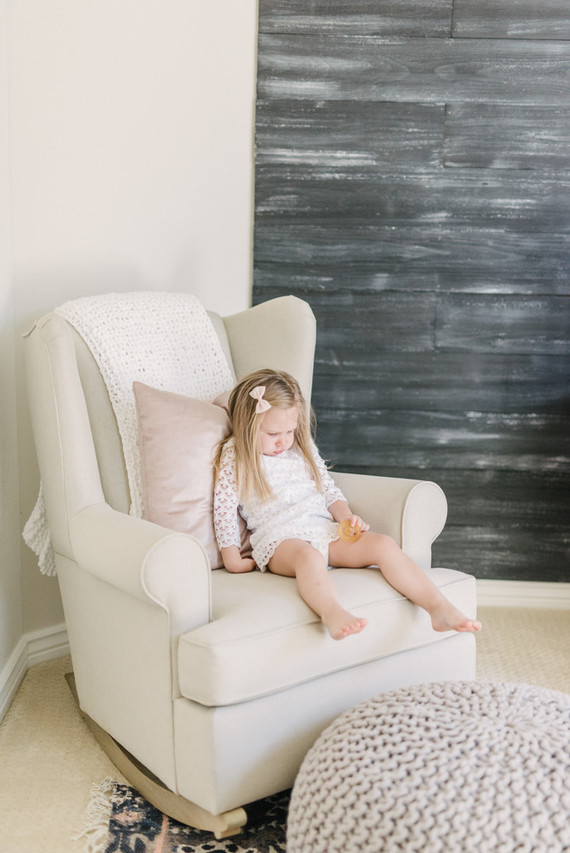 Rustic winter nursery and newborn photos on 100 Layer Cakelet