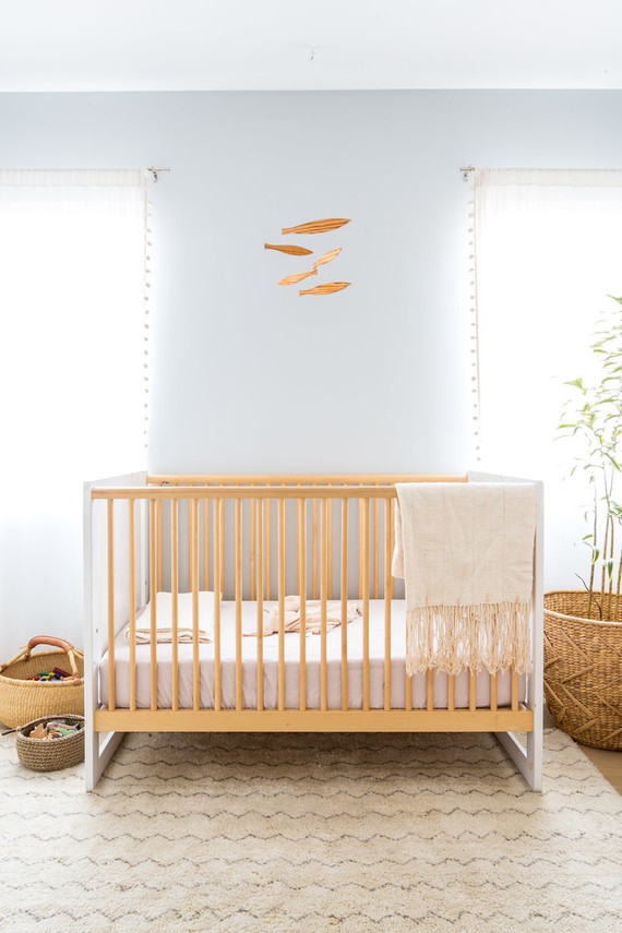 Louella's pastel nature-inspired girl's nursery
