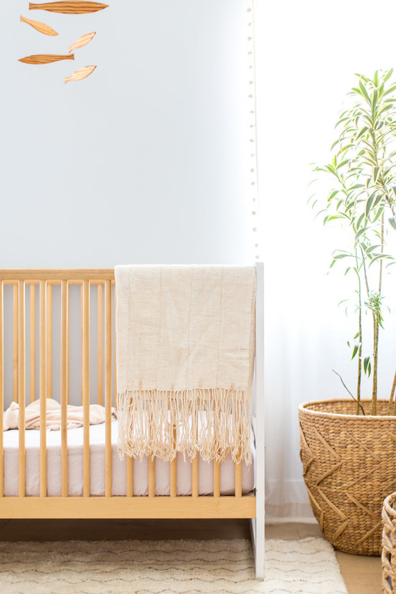 Louella's pastel nature-inspired girl's nursery