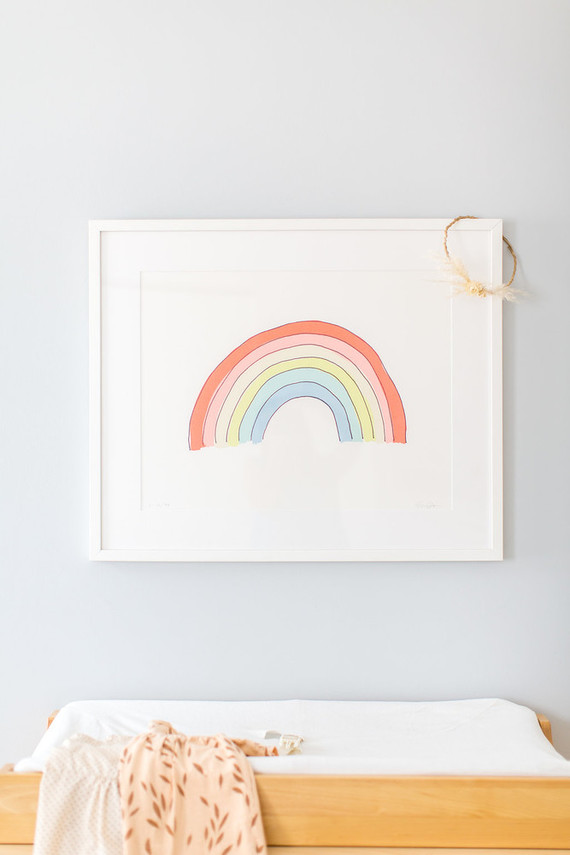 Louella's pastel nature-inspired girl's nursery
