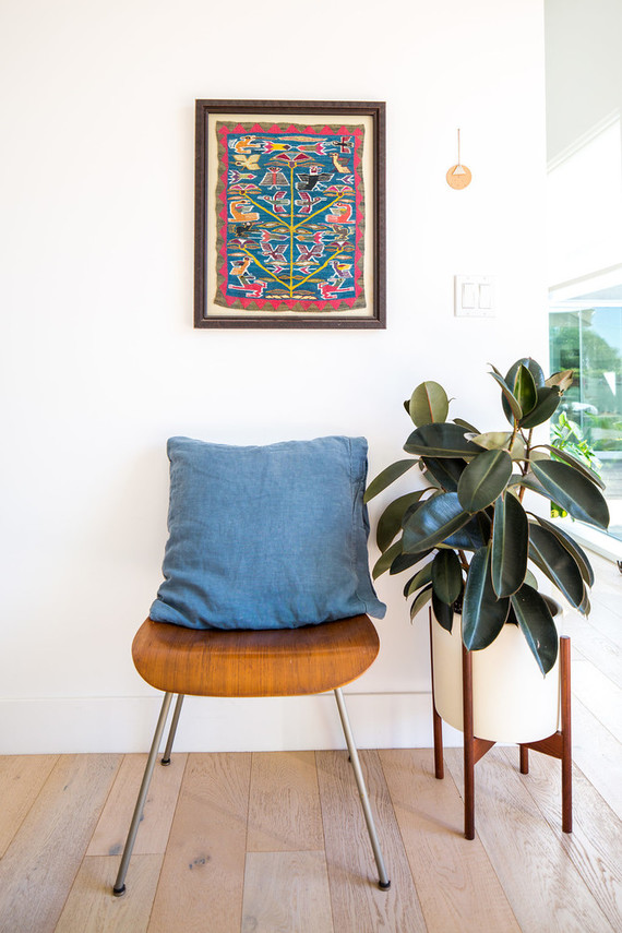 Cozy master bedroom for fall with Coyuchi on 100 Layer Cake