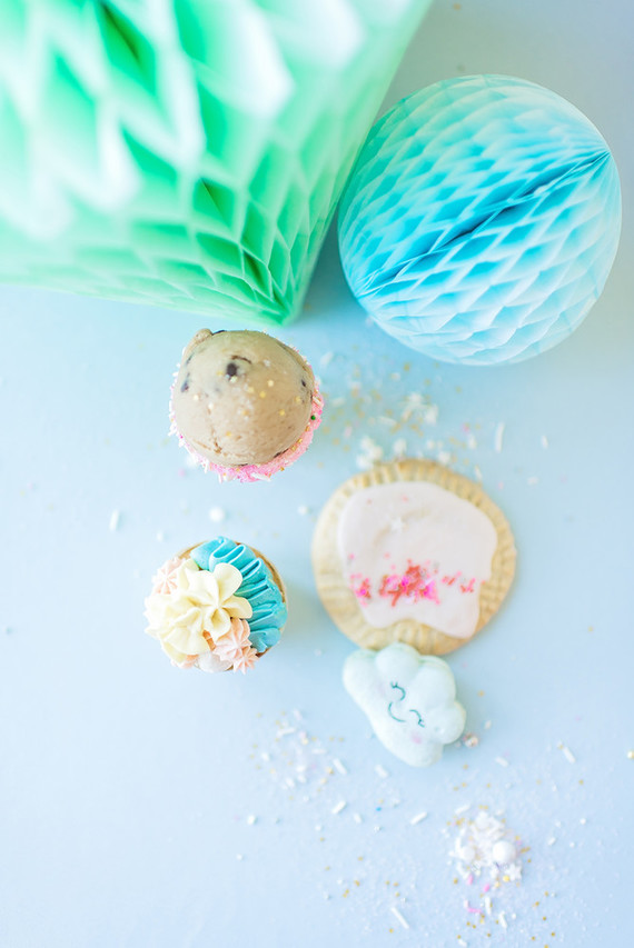 Happy clouds and rainbows 3rd birthday party Inspiration