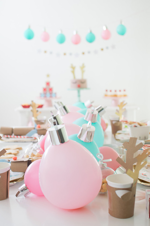 Bright festive cookie decorating party on 100 Layer Cakelet