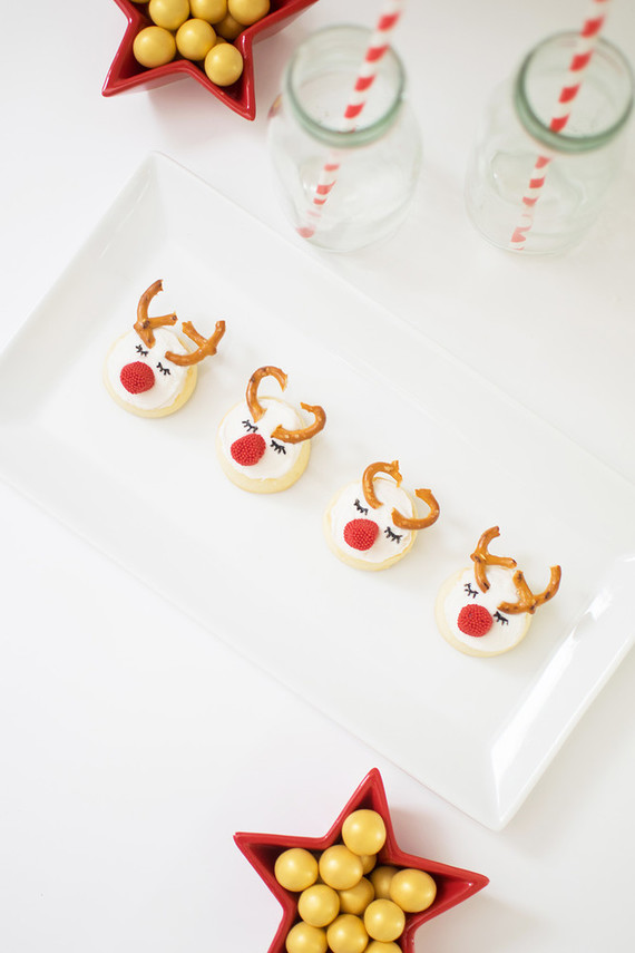 Bright festive cookie decorating party on 100 Layer Cakelet