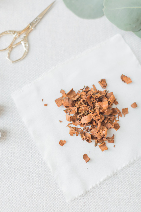 DIY dyed silk ribbon tutorial on 100 Layer Cake