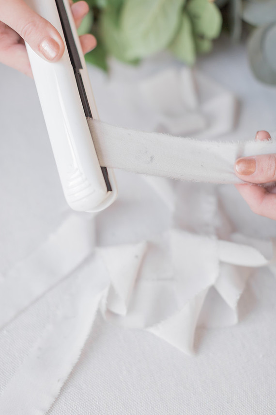 DIY dyed silk ribbon tutorial on 100 Layer Cake