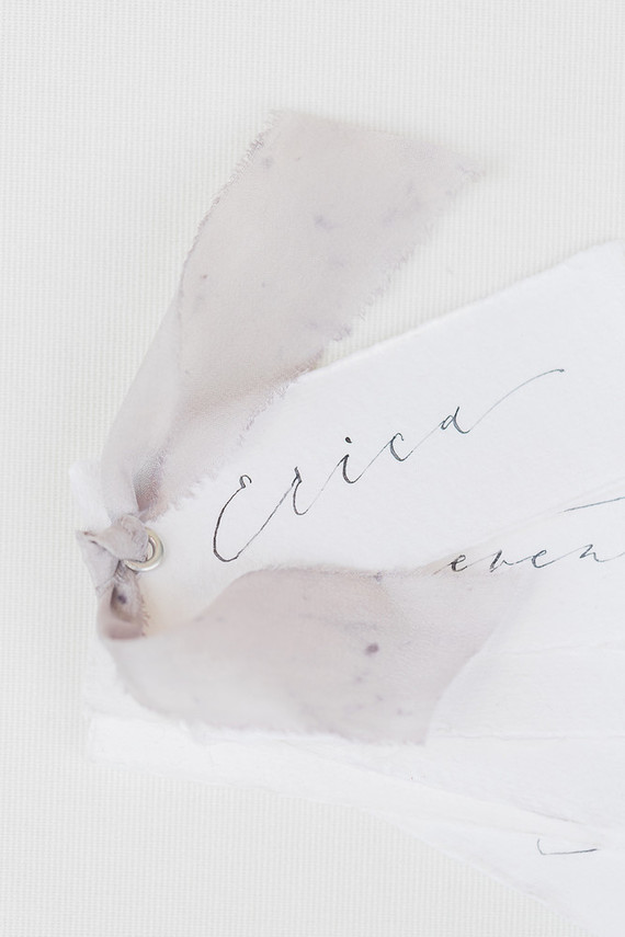 Ideas for dyed silk ribbon in weddings