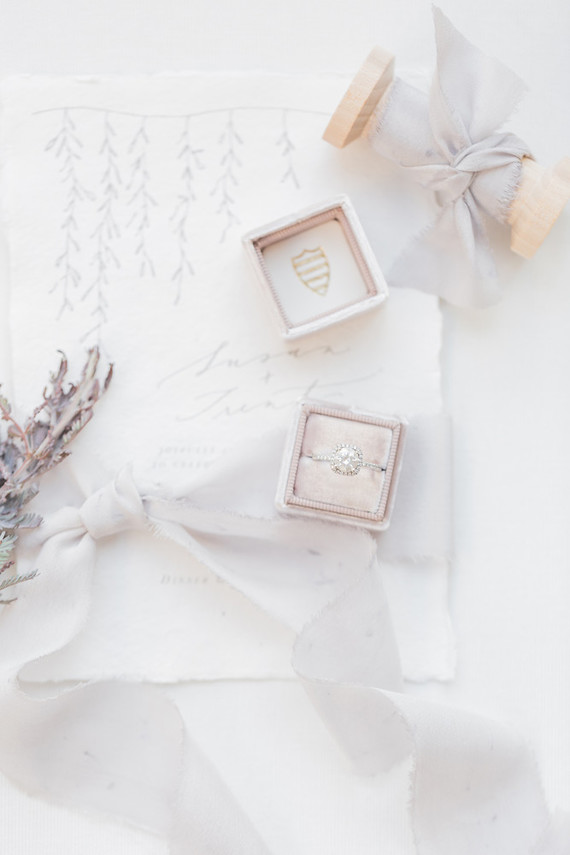 Ideas for dyed silk ribbon in weddings