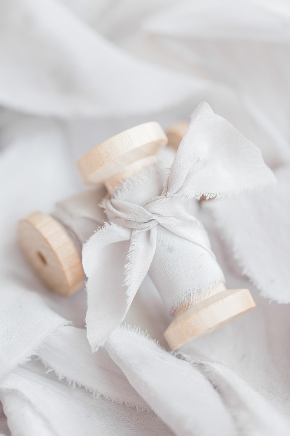 Ideas for dyed silk ribbon in weddings