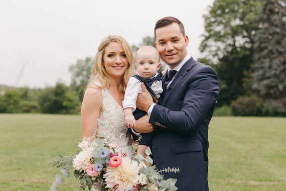 Floral garden wedding in Ontario