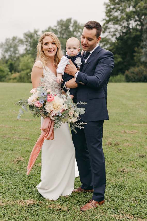 Floral garden wedding in Ontario