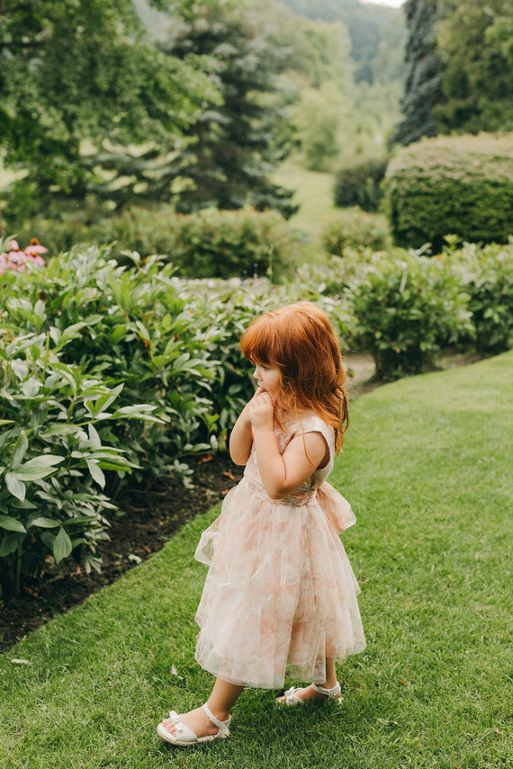 Floral garden wedding in Ontario
