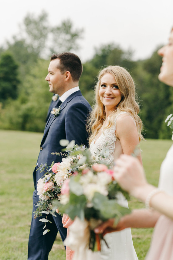 Floral garden wedding in Ontario Inspiration