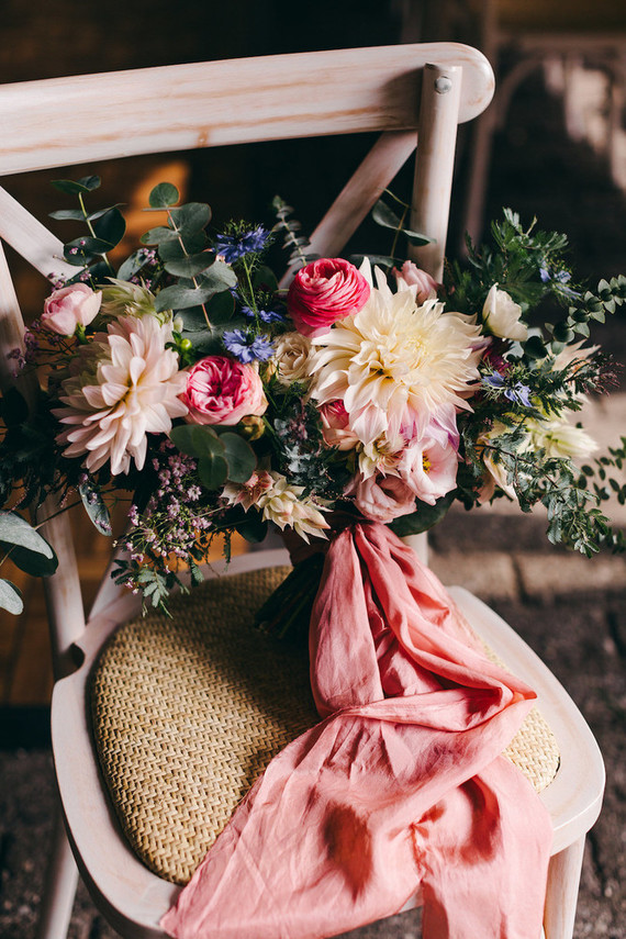 Summer bridal bouquet