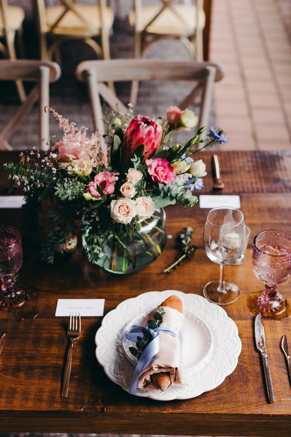 Floral garden wedding in Ontario