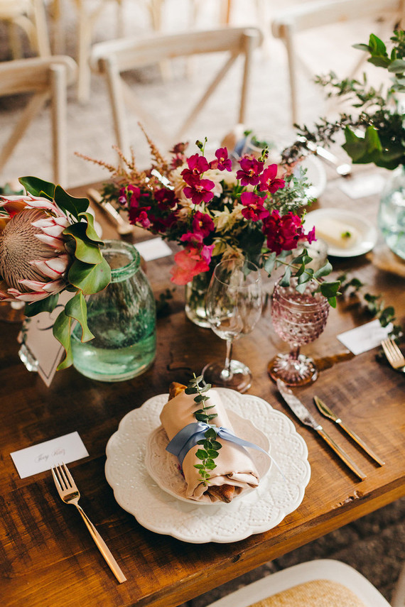 Floral garden wedding in Ontario