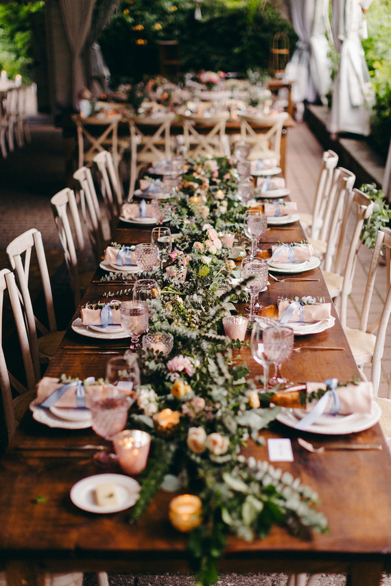 Floral garden wedding in Ontario